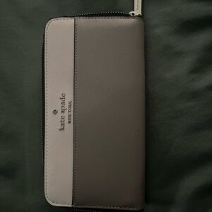 Kate Spade Gray and Black Wallet